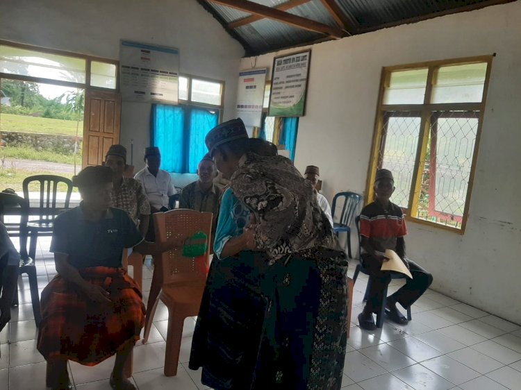 Bhabinkamtibmas Kecamatan Reok Barat Lakukan Problem Solving Sengketa Tanah
