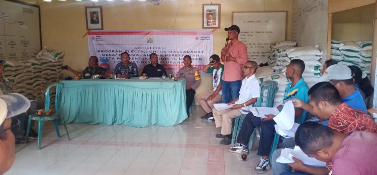 Bhabinkamtibmas Hadiri Sosialisasi Program Elektra dan Pembentukan Tim SIBAT