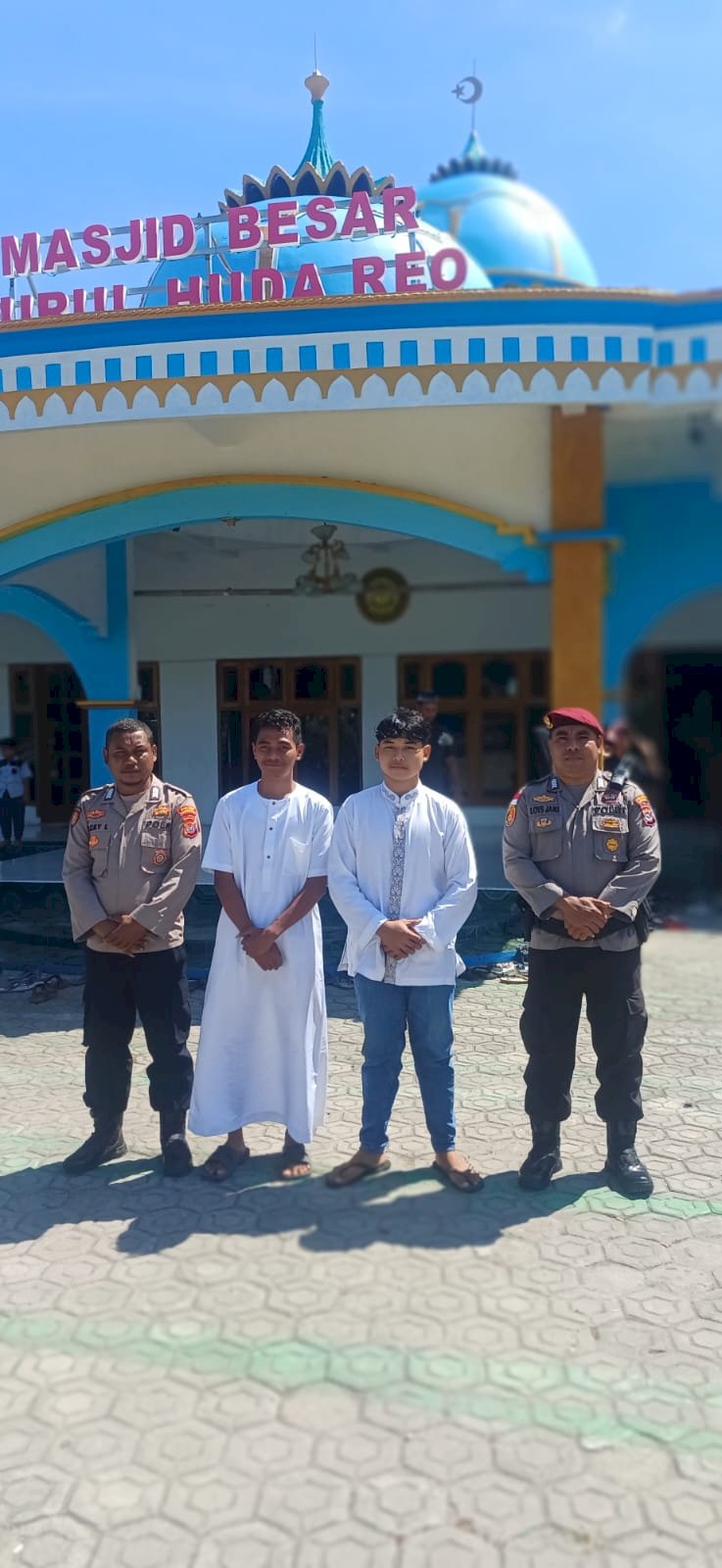 Sinergi Polri dan Masyarakat, Pengamanan Sholat Jumat Berlangsung Kondusif