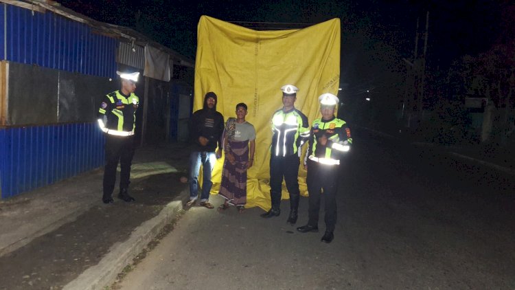 Satlantas Polres Manggarai Gelar Patroli Malam Antisipasi Balap Liar Dan Parkir Liar Di Sejumlah Titik Rawan