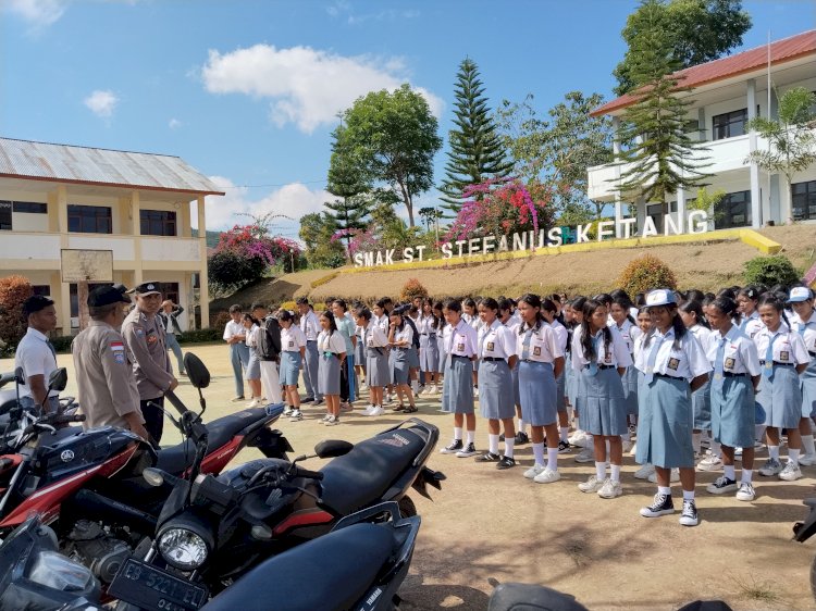 Bhabinkamtibmas Kecamatan Lelak: Penjaringan Dan Penyaringan Anggota Paskibra Hut RI Ke-80