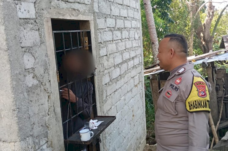 Giat Kemanusiaan: Bhabinkamtibmas Cibal Dukung Penanggulangan ODGJ di Beamese