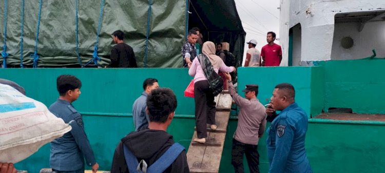 KP3 Laut Reo Pastikan Keamanan Penumpang dan Kapal di Dermaga