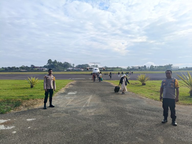 Pospol KP3 Udara Pastikan Keamanan dan Ketertiban Penerbangan