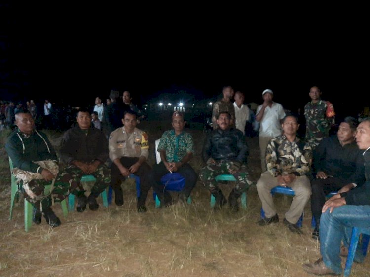 Sinergi Tiga Pilar: Bhabinkamtibmas, Kapospol, dan Babinsa Reok Barat Amankan Resepsi Pernikahan Warga