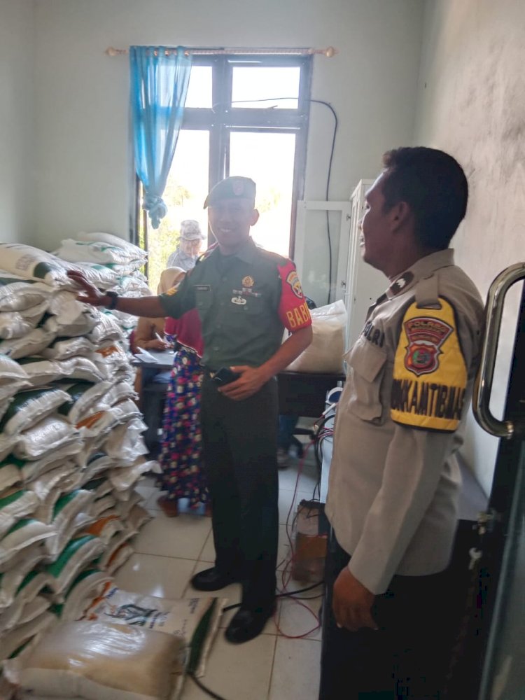 PANTAU PENYALURAN BANTUAN PANGAN DI KELURAHAN MATA AIR