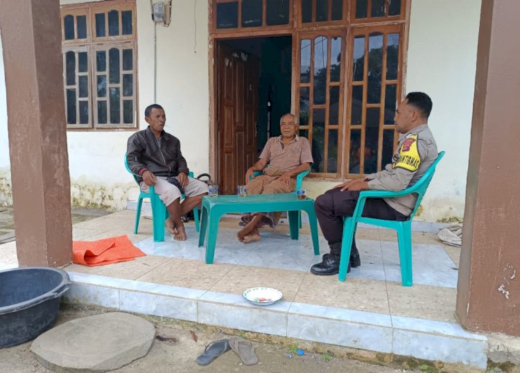 Bhabinkamtibmas Aktif Sambangi Warga, Perkuat Sinergi dan Keamanan Lingkungan