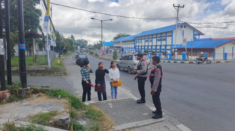 Dekat dan Melayani: Satuan Samapta Laksanakan Patroli Dialogis dan Pengaturan Lalin
