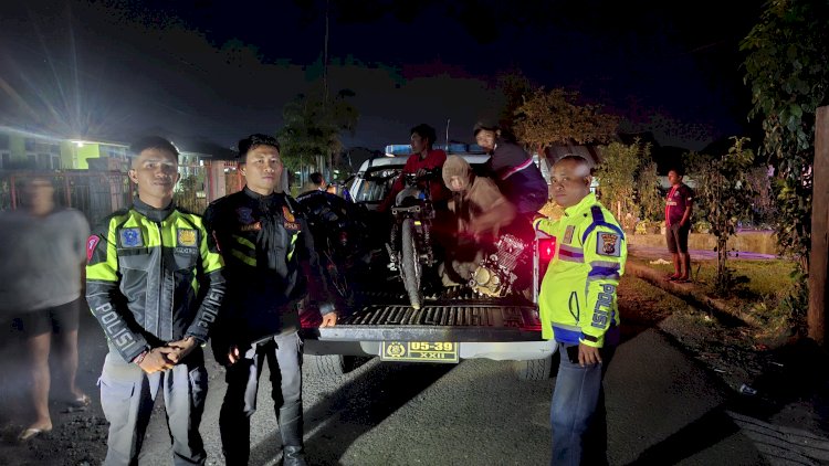 Aksi Balap Liar Resahkan Warga, Empat Remaja Diamankan Satlantas Manggarai