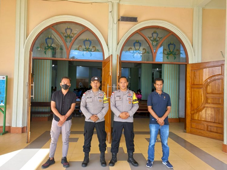 Pengamanan Misa Sulung, Wujud Dedikasi Polri dalam Mendukung Ibadah Umat