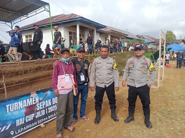 Polri Hadir Amankan Pertandingan Sepak Bola