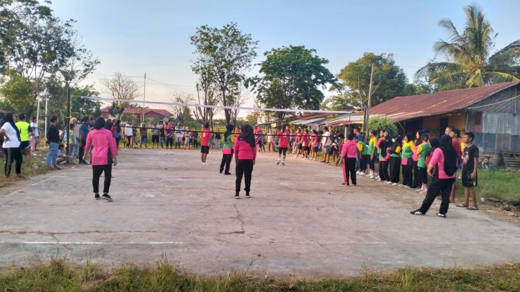 Bhayangkari Ranting Reo Ikut Meriahkan Lomba Bola Voli HUT RI ke-80