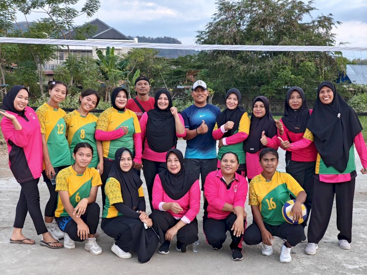 Bhayangkari Ranting Reo Ikut Meriahkan Lomba Bola Voli HUT RI ke-80
