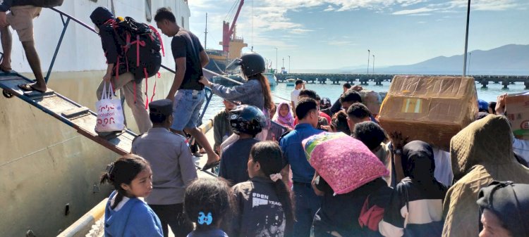 Sinergi KP3 Laut Reo Polres Manggarai Polda NTT dalam Pengamanan Transportasi Laut
