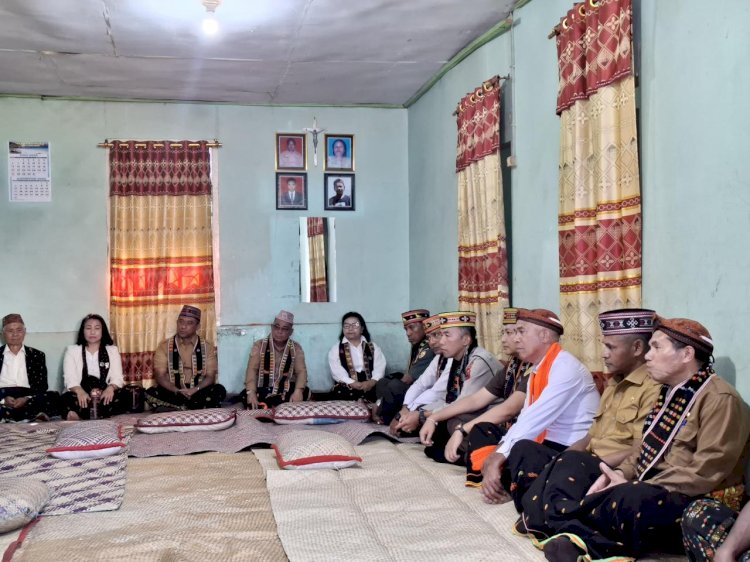 Wakapolres Manggarai Hadiri Launching dan Peletakan Batu Pertama Pembangunan Rumah Adat Pau