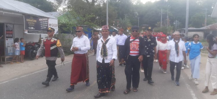 Semarak Pawai Karnaval HUT RI ke-80 Kecamatan Reok