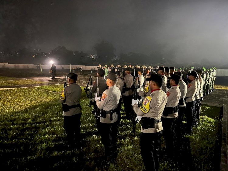 Apel Kehormatan dan Renungan Suci HUT ke-80 Proklamasi RI di Taman Makam Pahlawan Lalong Tanah Ruteng