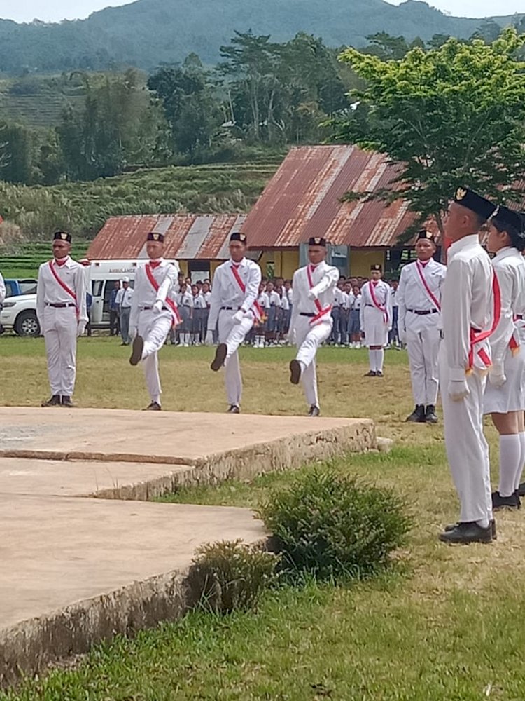 Upacara Peringatan Detik-Detik Proklamasi Kemerdekaan Republik Indonesia ke-80 Tingkat Kecamatan