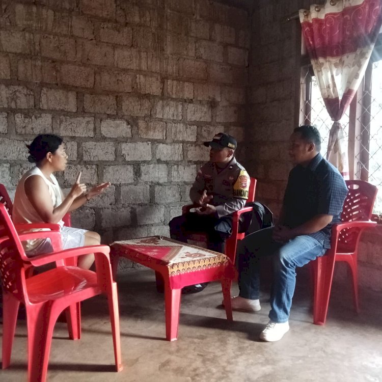 Dekat dengan Masyarakat, Bhabin Aktif Sambangi Warga dan Serap Keluhan Bersama Kepala Desa