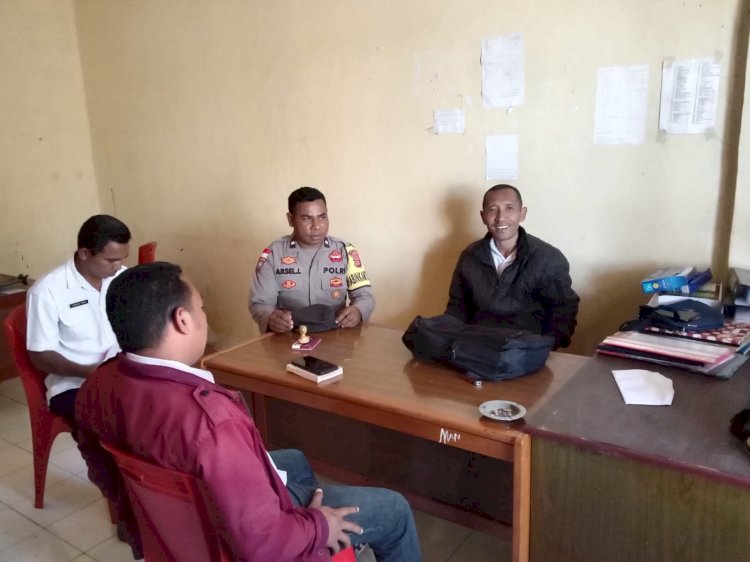 Bhabinkamtibmas Satarmese Barat Laksanakan Sambang dan DDS di Kantor Kecamatan