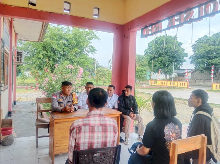 Kunjungan SPPG Kecamatan Reok di Polsek Reo untuk Koordinasi Persiapan MBG