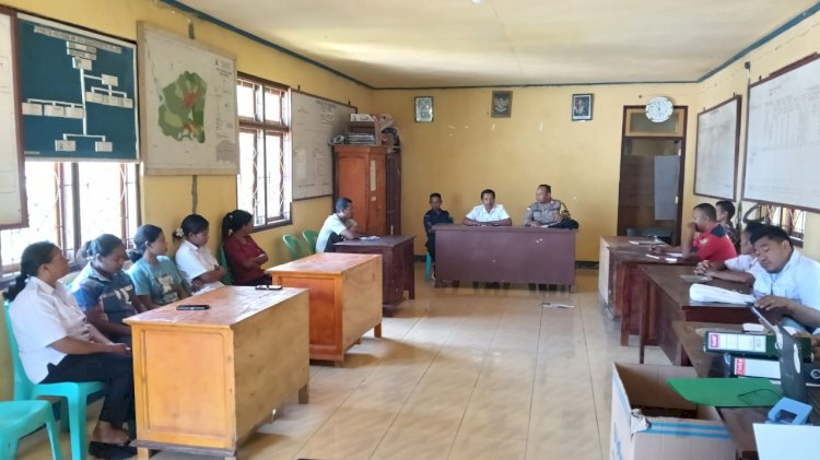Bhabinkamtibmas Hadiri Rapat Pembentukan Tim Penyusun RKP Desa Tahun 2026