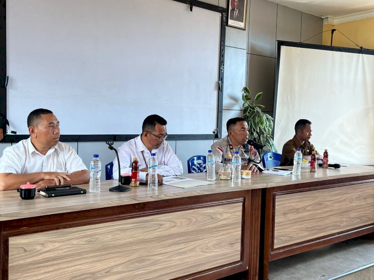Wakapolres Manggarai Buka Sosialisasi Poligon Bagi Bhabinkamtibmas oleh BPS Kabupaten Manggarai