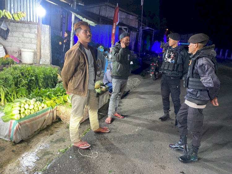 Patroli Perintis Presisi Polres Manggarai Jaga Situasi Kamtibmas di Kota Ruteng