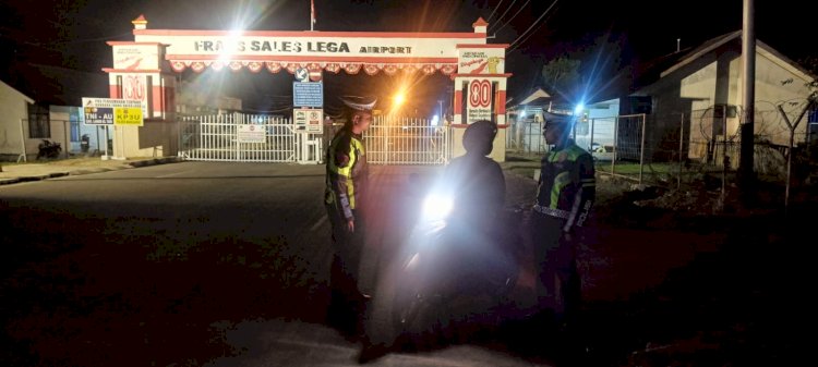 Patroli Malam Satuan Lantas: Cegah Balap Liar, Wujudkan Kamseltibcarlantas