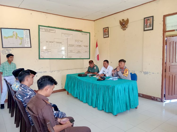 Kapolsek Reo Hadiri Rapat Koordinasi Pelaksanaan MBG di Kecamatan Reok