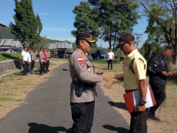Kapolres Manggarai Pimpin Upacara Penutupan Pelatihan Satpam Gada Pratama Gelombang XII Tahun 2025