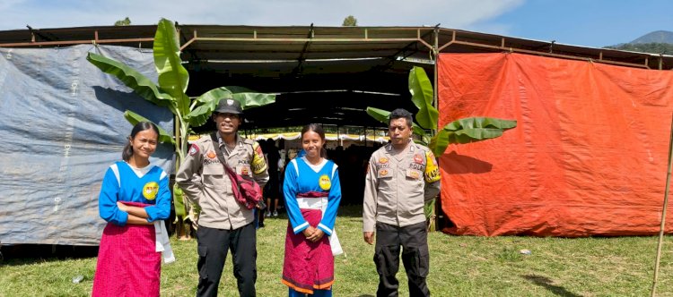 Bhabinkamtibmas Konsisten Amankan Setiap Kegiatan Masyarakat