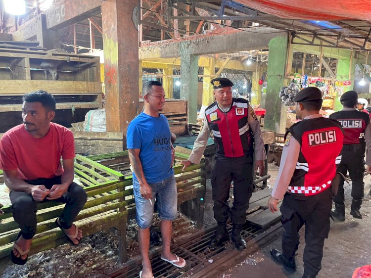 Sat Samapta Polres Manggarai Gelar Patroli Dialogis Wujudkan Situasi Kamtibmas Kondusif