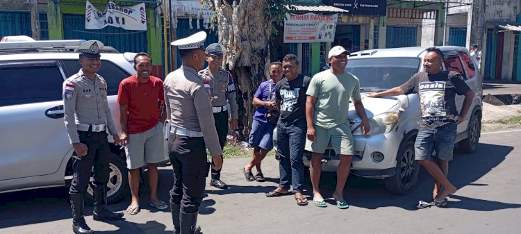 Patroli KRYD, Pengaturan Lalu Lintas dan Himbauan Kamseltibcar Lantas di Kota Ruteng