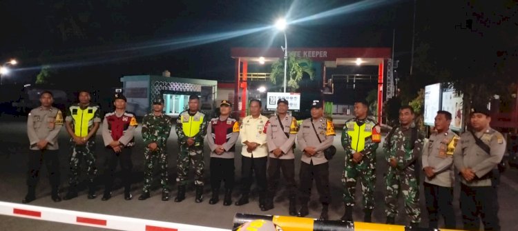 Polsek Reo dan Koramil 1612-03 Gelar Patroli Gabungan Cipkon di Wilayah Kecamatan Reok