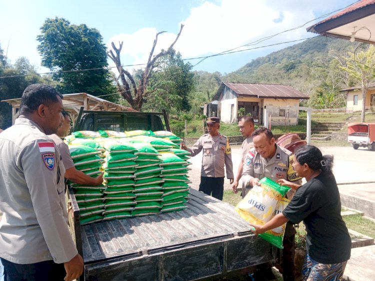 Polsek Cibal Gelar Program Pangan Murah, Ratusan Karung Beras Ludes Terjual