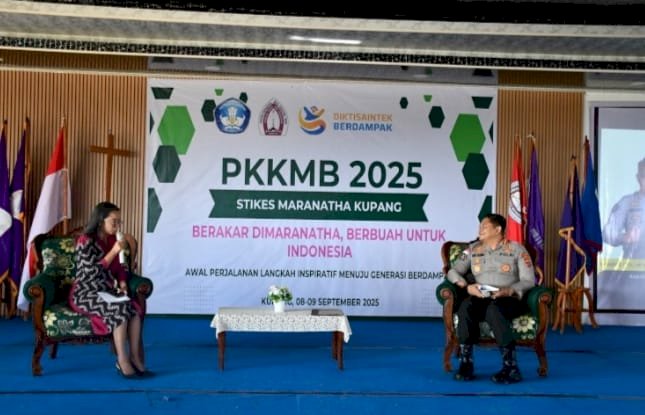 Kabidhumas Polda NTT Bangun Generasi Muda Pencinta NKRI: Bekali Mahasiswa STIKES Maranatha Kupang Etika Bermedia Sosial yang Menginspirasi dan Memperkuat Persatuan Bangsa!