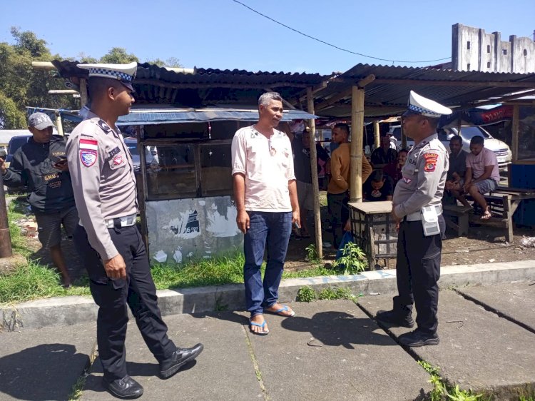 Sat Lantas Polres Manggarai Gelar Patroli KRYD, Pengaturan Lalu Lintas, dan Himbauan Kamseltibcarlantas di Kota Ruteng
