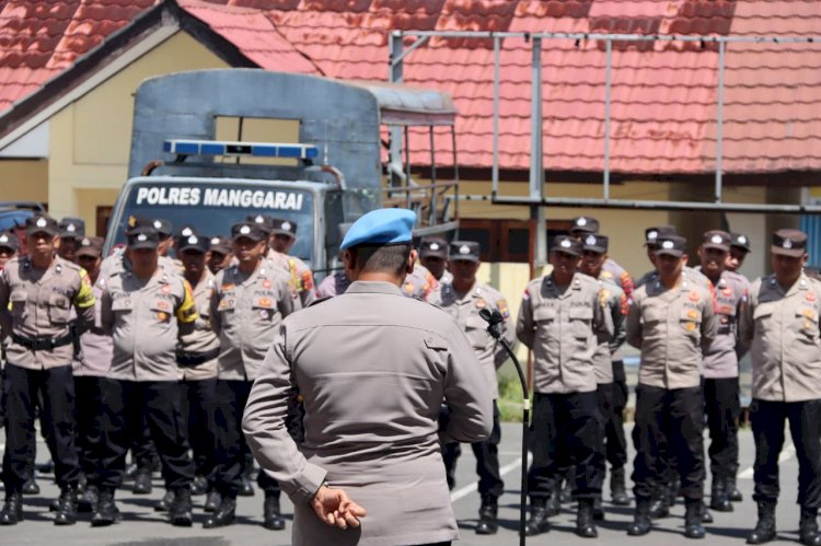 Kabid Propam Polda NTT Pimpin Tim Asistensi Bidpropam Laksanakan Asistensi di Polres Manggarai