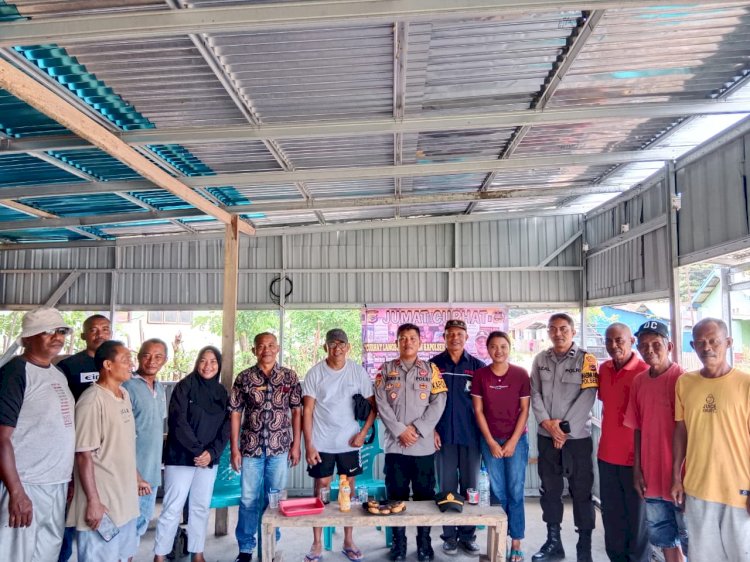 Polsek Reo Gelar Jumat Curhat Bersama Warga Kelurahan Wangkung