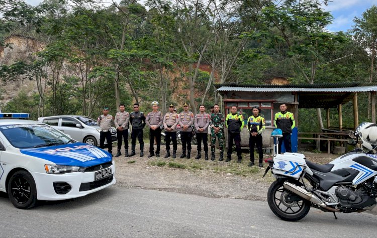 Kapolres Manggarai Tinjau Langsung Kesiapan Personel Pengamanan Tour De En Te Te