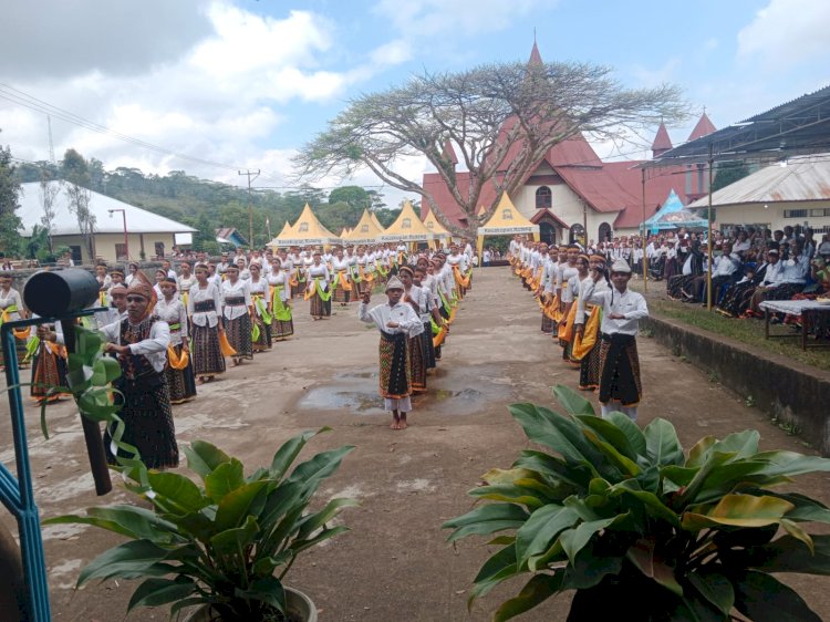Polsek Cibal Amankan Festival Hari Pariwisata Nasional Tingkat Keuskupan Ruteng 2025 di Pagal