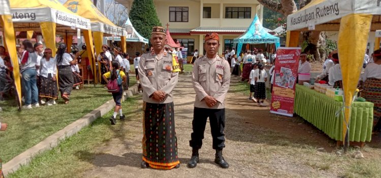 Polsek Cibal Amankan Festival Hari Pariwisata Nasional Tingkat Keuskupan Ruteng 2025 di Pagal