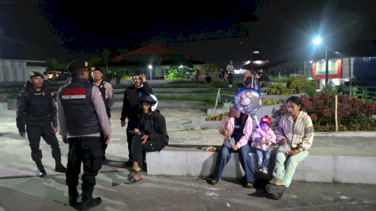 Sat Samapta Polres Manggarai Gelar Patroli dan Pengamanan Gala Dinner Peserta Tour De En Te Te