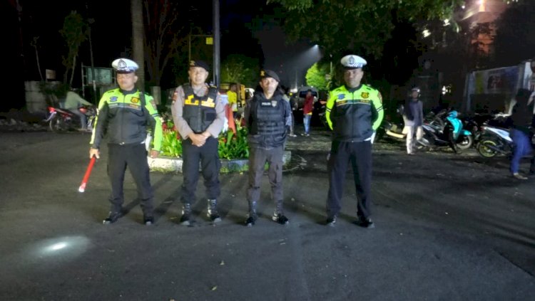 Sat Samapta Polres Manggarai Gelar Patroli dan Pengamanan Gala Dinner Peserta Tour De En Te Te