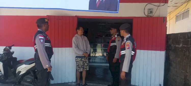 Sat Samapta Polres Manggarai Gelar Patroli Dialogis, Jaga Kondusifitas Kamtibmas