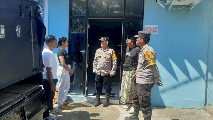Kapolsek Reo Bersama Bhabinkamtibmas Tinjau Dapur MBG Yayasan Insan Karya Putra