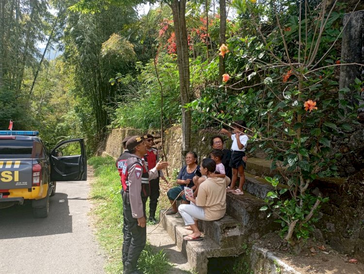 Patroli Dialogis Sat Samapta Polres Manggarai, Wujudkan Kamtibmas Kondusif