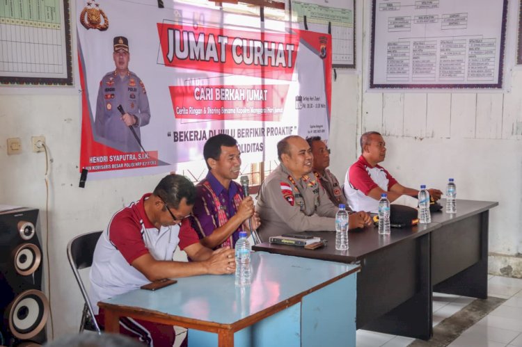 Polres Manggarai Gelar Jumat Curhat di Carep: Wadah Informasi dan Aspirasi Masyarakat.