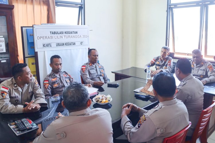 Biro Ops Polda NTT laksanakan Supervisi Bidang Operasional  di Polres Manggarai